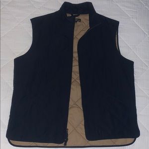 J Crew Mercantile navy quilted vest L